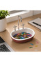 Desktop Organizer with Paperclip Holder and Sink Design