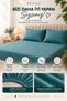 Ranforce Polycotton King Size Elastic Sheet Set 3 Pieces 180X200X30 Emerald Green - 7