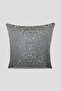 Cushion Cover Patterned Jacquard - Double-Sided Piping 45X45 cm Earth Color - 2