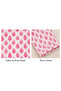 Women’s Pink Leaf Print 2-Piece Suit - 4