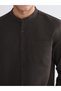 Quality Parts from Çelebi Store Standard Fit Upright Roba Collar Long Sleeve Men's Shirt - 4