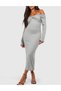 Rochie medie, Gri