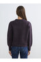 Esvab • Modern & Distinctive Zero Roba Collar Women's Knitwear Sweater - 5