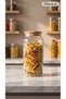 3-Pack 1300 ml Glass Food Jars – Stylish Design, Durable Glass, Kitchen Organization and Storage Solution - 5