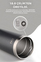 Fika Tauko Leak-Proof, Easy to Disassemble, Deep Cleanable, Patented Lid, Steel Cup Thermos 470 ml - Anthracite - 6
