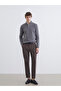 Southblue gray Mock Neck men's knit sweater - 2