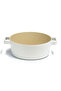 Fika Ceramic Coated Pot with Glass Lid 22 cm - Beige - 4