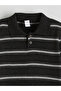 Lcw Kids Anthracite Polo Collar Striped Boys' Knit Sweater - 3