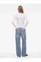 Modal Blend Slim Fit High Collar Long Sleeve T-Shirt - 3