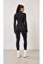 Anthracite Fleece Fitted Jumpsuit - 6
