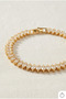 Women's Steel 6 mm Marquise Zircon Stone 16+3 cm Waterway Bracelet 316L Stainless Tarnish-Free Gold - 3
