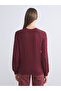 Timeless Clothing & Timeless Choices Zero Roba Collar Self-Embroidered Women's Knitwear Sweater - 5