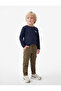 Dinosaur Embroidery Long Sleeve Crew Neck Cotton T-Shirt - 2