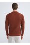 Southblue brown polo neck men's knit sweater - 4