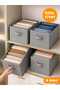 4 Pieces Closet Organizer Shelf Foldable Drawer Organizer Closet Organizer