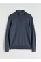 Lcwaikiki Classic Petrol High Collar Men's Knitwear Sweater - 5