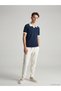 Two Mt Shop Quality Lcw Kids Navy Blue Knitwear Plain Polo Collar Boys' Sweater - 2