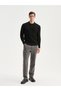 Southblue Black Polo Neck Men's Knitwear Sweater - 2