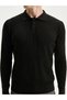 Southblue Black Polo Neck Men's Knitwear Sweater - 3