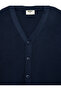 Cotton Long Sleeve V-Neck Buttoned Knitwear School Cardigan - 6