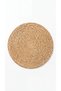 Wicker Jute Plate Set of 6 American Service Plate 33 cm Diameter Plate Set of 6 Multi-Purpose - 3
