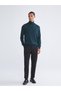 Lcw vision green fisherman's neck men's knit sweater - 2
