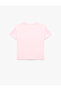 Cotton Short Sleeve Crew Neck Printed T-Shirt - 2