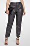 Women Skinny Fit Solid Straight Leg Pants, Dark Grey