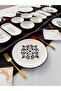 Ethnic Pattern Black 6-Person 14-Piece Breakfast Set**1** - 3