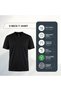 V Neck T Shirt | Men’s 1 Piece | 100% Combed Cotton | Black - 6