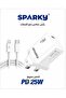 شاحن بيت سريع 25 وات مع سلك ايفون SK-1101