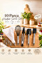 3162 10 Piece Silicone Serving Set Cake Pastry and Confectionery Tools Black