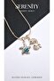 Sea Creatures Figured Bone Mussel Steel Necklace