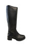 Yldz-26900-1 Women's Genuine Leather Boots Black