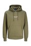 Jack&Jones 12241687 Jorvesterbro Sweat Hood Men's Sweat Shirt Khaki Green