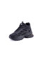 23K338 Women's Sneaker Sports Shoes Black - 4