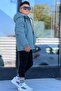 Boy's Hooded Fur Oversize Winter Coat Km4050 - 6
