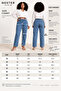 Women's Plus Size Ice Blue Mom Jeans - 8