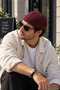 Burgundy Unisex Docker Beanie Beret Hat - 3