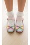 Girls' Heeled Shoes with Glitter and Bow, Evening Dress Shoes, New Season, Shimmering - 2