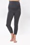Maternity 57cm Above Ankle Length Dark Gray Tights - 3