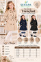 Girl's Trench Coat with Belt, Buttons, Stylish Pockets, Seasonal Coat - 5
