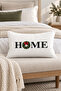 New Year Patterned Double-Sided Printed Velvet Throw Pillow Cover - 35X55 cm |   Soft Touch, Stylish Design - 3