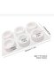 Epoxy Silicone Mold, Chocolate Mold, Round Grooved Baking Mold, Cake Silicone Mold, Set of 6, First Quality. - 4