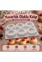 Epoxy Silicone Mold, Chocolate Mold, Round Grooved Baking Mold, Cake Silicone Mold, Set of 6, First Quality.