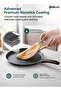 Granite Nonstick Tawa Pan, 28 cm, Grey - 3