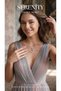 Spiral Figure Zircon Stone Fan Steel Necklace - 3
