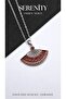 Spiral Figure Zircon Stone Fan Steel Necklace
