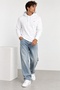 Organic Cotton Long-Sleeved Regular Fit Hoodie Seasonal Sweat - 3