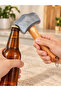 Hammer Design Bottle and Soda Opener – Fun Kitchen Accessory with Keychain - 2